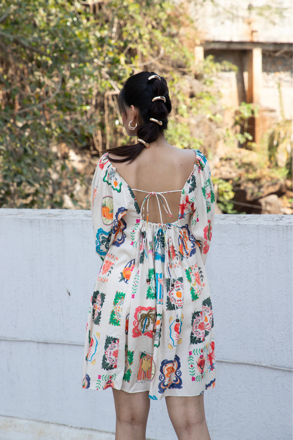 Pannelled Mini Dress