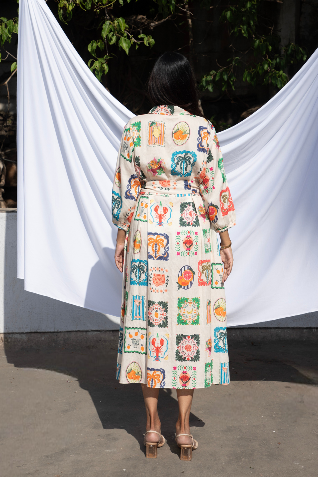 Shirt Dress with Belt