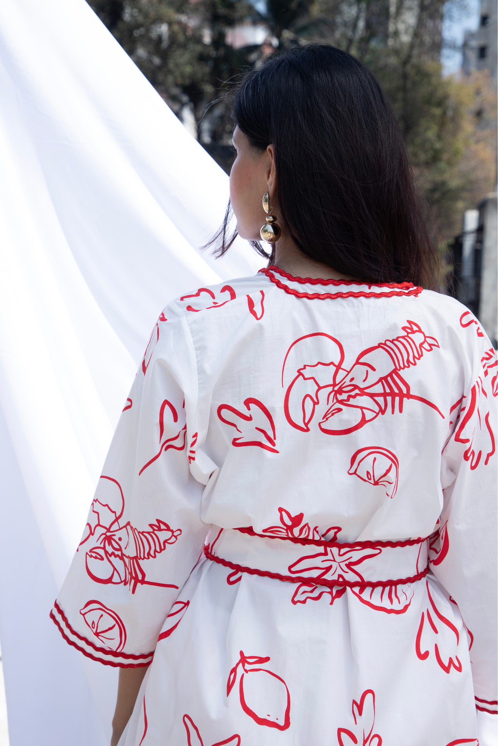 Lobster Print Co-ord Set