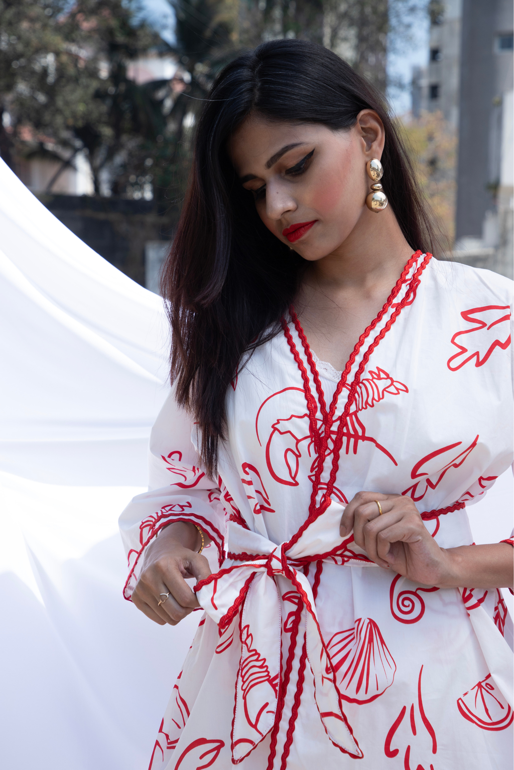 Lobster Print Co-ord Set
