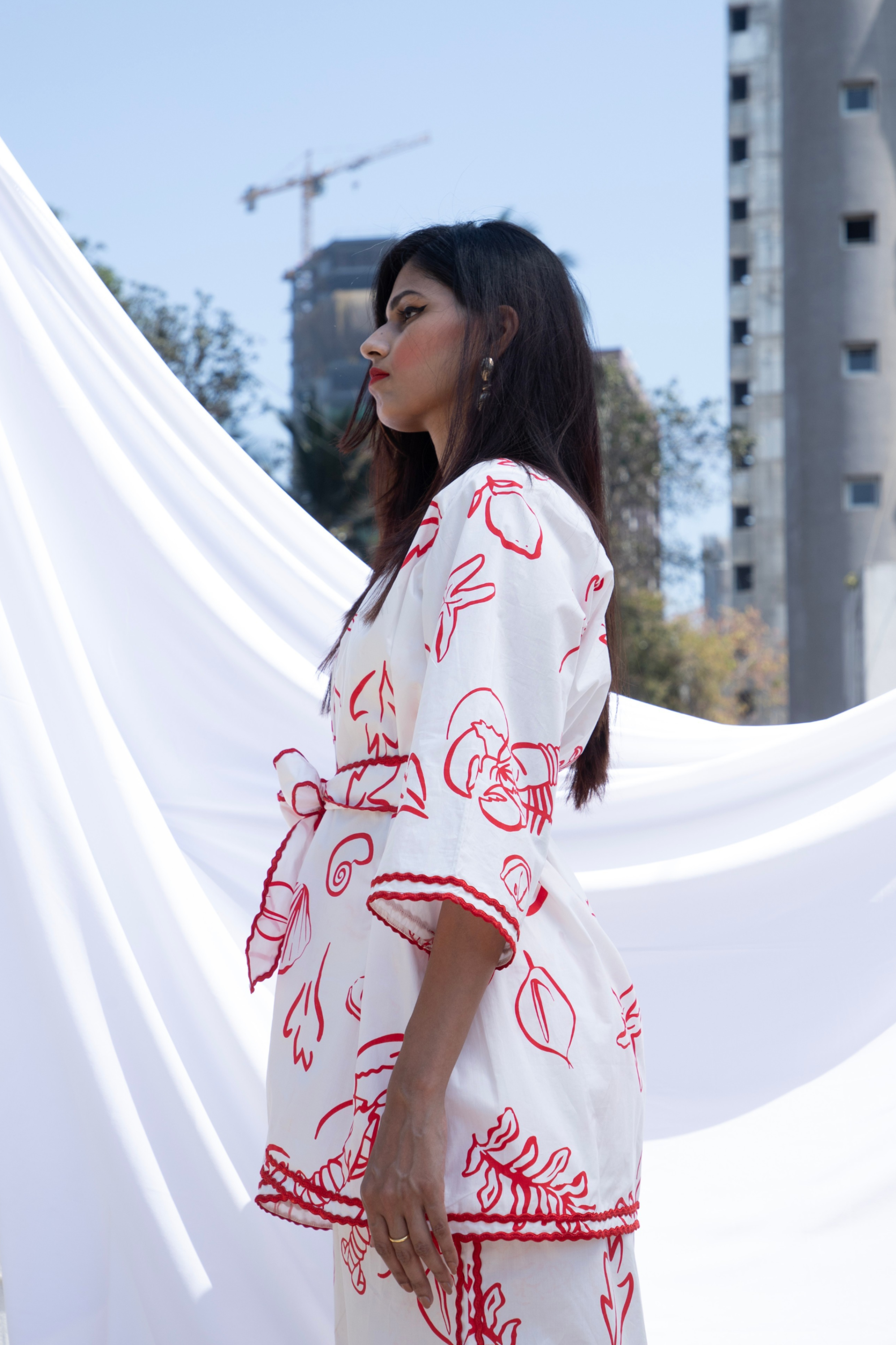 Lobster Print Co-ord Set