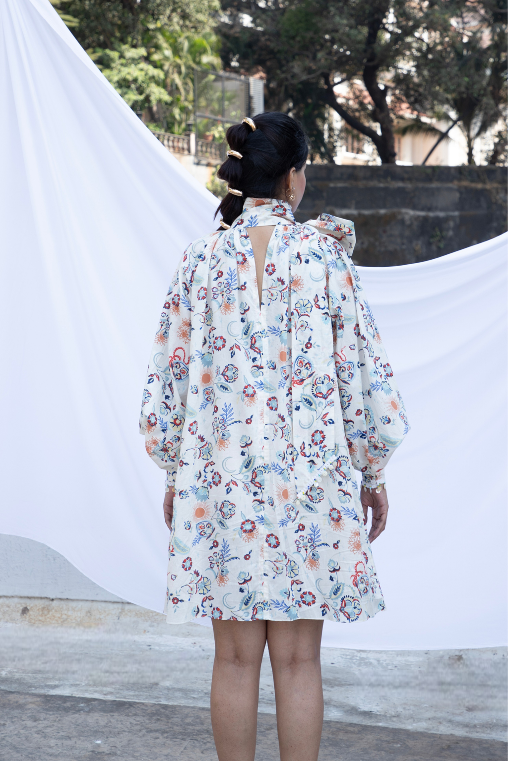 Oversized Bow Tie Dress